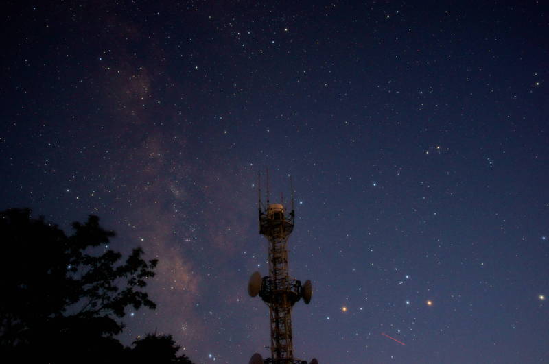 鉢伏山の星空